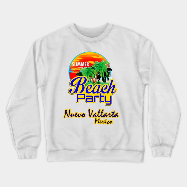 Nuevo Vallarta Crewneck Sweatshirt by dejava